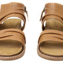 Comfortiva Gale Womens Comfort Footbed Wide Fit Leather Sandals