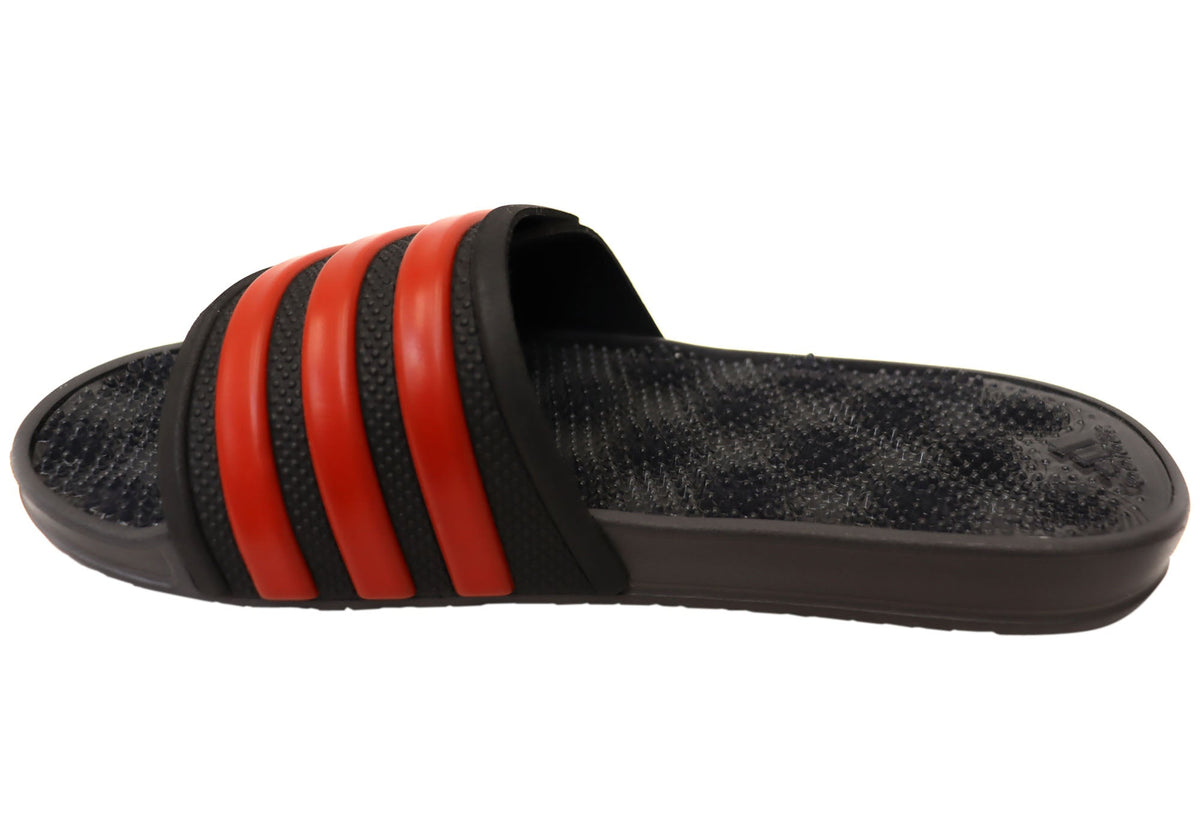 Adidas Mens Adissage 2.0 Stripes Comfortable Slides Sandals