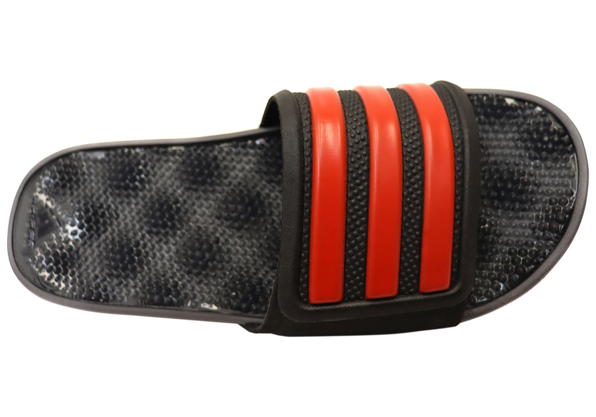 Adidas Mens Adissage 2.0 Stripes Comfortable Slides Sandals