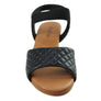 Usaflex Lorelei Womens Comfort Leather Wedge Sandals Made In Brazil