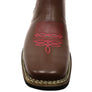 D Milton Ellie Womens Leather Western Cowboy Chelsea Ankle Boots