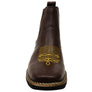 D Milton Ellie Womens Leather Western Cowboy Chelsea Ankle Boots