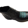 D Milton Ellie Womens Leather Western Cowboy Chelsea Ankle Boots