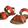 Orizonte Toto Womens European Leather Comfortable Flat Fashion Sandals