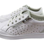 Scholl Orthaheel Razer Womens Supportive Leather Lace Up Casual Shoes