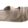 Orizonte Ankra Womens European Leather Comfortable Slides Sandals