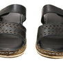 Orizonte Ankra Womens European Leather Comfortable Slides Sandals