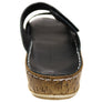 Orizonte Ankra Womens European Leather Comfortable Slides Sandals
