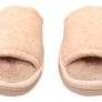 Dearfoams Womens Demi Rib Knit Slide Comfortable Open Toe Slippers