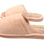 Dearfoams Womens Demi Rib Knit Slide Comfortable Open Toe Slippers