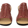 Levecomfort Delia Womens Brazilian Comfortable Leather Slides Sandals