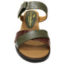 Opananken Vivian Womens Comfortable Leather Mid Heel Sandals