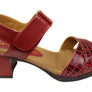 Opananken Vivian Womens Comfortable Leather Mid Heel Sandals