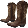 D Milton Eleanor Womens Comfortable Leather Western Cowboy Boots