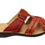 Levecomfort Lesley Womens Brazilian Comfortable Leather Slides Sandals