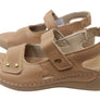 Pegada Jannie Womens Comfortable Leather Sandals Made In Brazil