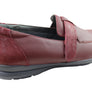 Scholl Orthaheel Virgo Womens Supportive Leather Comfort Loafers Shoes