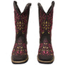 D Milton Betsy Womens Comfortable Leather Western Cowboy Boots