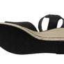 Pegada Jeevany Womens Brazilian Comfortable Leather Wedge Sandals