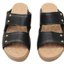 Pegada Mya Womens Comfortable Leather Slides Sandals Made In Brazil