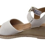 Pegada Jeevany Womens Brazilian Comfortable Leather Wedge Sandals