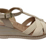 Pegada Carlisle Womens Brazilian Comfortable Leather Wedge Sandals