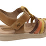 Pegada Eisha Womens Comfortable Leather Sandals Made In Brazil
