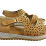 Orizonte Essence Womens European Leather Comfortable Cushioned Sandals