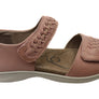 Homyped Dakota Womens Leather Wide Fit Sandals