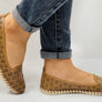 Bottero Jesabel Womens Comfortable Leather Flats Shoes Made In Brazil