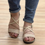 New Face Laurina Womens Comfortable Leather Sandals Made In Brazil
