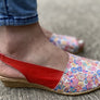 Lola Canales Loreta Womens Comfort Leather Wedge Sandals Made In Spain