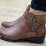 Caprice Nadine Womens Wide Fit Comfortable Leather Ankle Boots