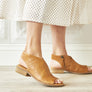 Sofft Natalia Womens Leather Sandals With Cushioned Comfort Footbed