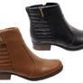 Pegada Dulce Womens Comfortable Brazilian Leather Ankle Boots