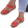 Usaflex Aloha Womens Comfortable Leather Sandals Made In Brazil