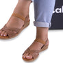 Usaflex Aloha Womens Comfortable Leather Sandals Made In Brazil