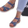 Usaflex Aloha Womens Comfortable Leather Sandals Made In Brazil