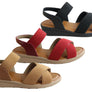 Usaflex Jetty Womens Comfortable Cushioned Sandals Made In Brazil
