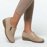 Scholl Orthaheel Leanne Womens Supportive Leather Comfort Shoes
