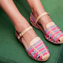 New Face Carly Womens Comfortable Closed Toe Leather Sandals
