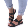 Usaflex Lenore Womens Comfortable Leather Sandals Made In Brazil