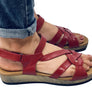 Opananken Anita Womens Comfortable Brazilian Leather Sandals
