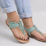 Bottero Georgia Womens Comfortable Leather Sandals Made In Brazil
