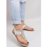 Bottero Georgia Womens Comfortable Leather Sandals Made In Brazil