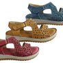 Orizonte Essence Womens European Leather Comfortable Cushioned Sandals