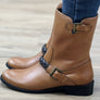 Via Paula Betty Womens Comfort Brazilian Leather Mid Calf Boots