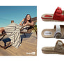 Comfortflex Daphine Womens Leather Slides Sandals Made In Brazil