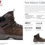 New Balance Calibre Mens Leather Composite Toe 2E Wide Work Boots