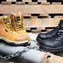 Skechers Womens Leather Comfortable Work Composite Toe Work Boots
